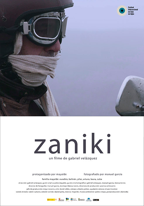 Cartel película ZANIKI dirigida por Gabriel Velázquez