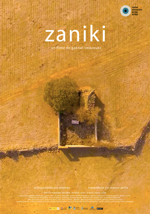 Cartel película ZANIKI dirigida por Gabriel Velázquez